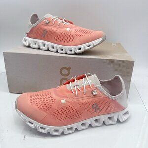 On Cloud 5 Coast Sneakers Running Shoes Flamingo/ Pearl Womens Size US 8.5